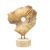 Kwiat Rzeźba z drewna Teak dekoracja ozdoba 45cm